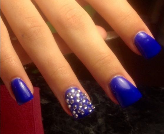 81 Cool Royal Blue Nail Art Design Ideas For Trendy Girls