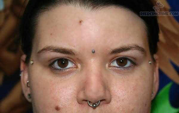 Septum And Third Eye Piercing Idea