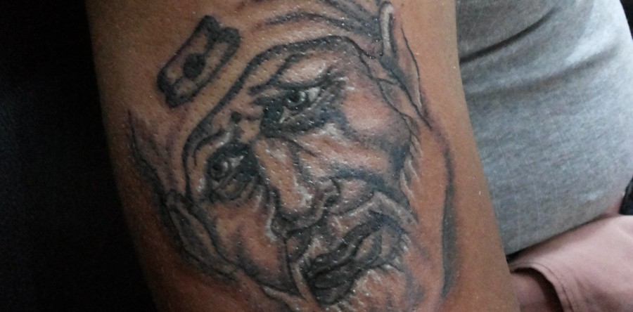 Very Nice Sai Baba Face Tattoo