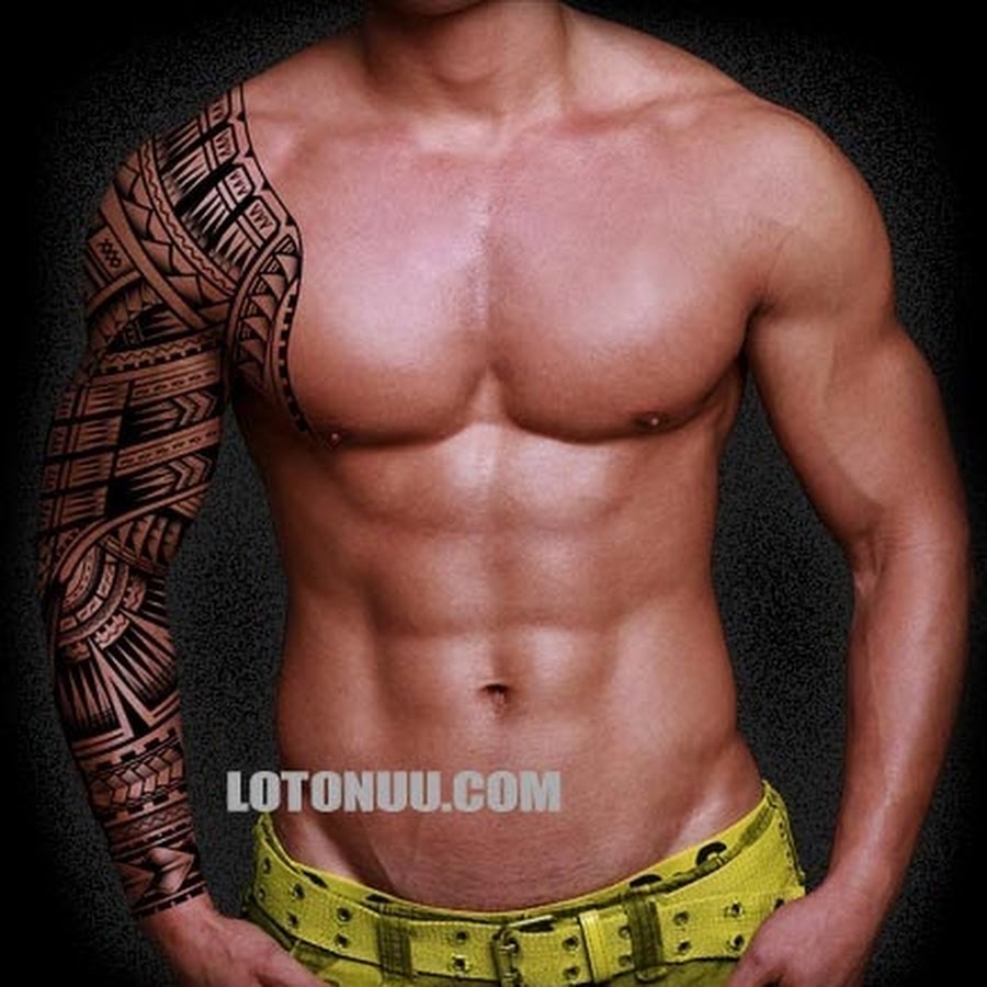Amazing Samoan Tribal Tattoo On Left Full Sleeve