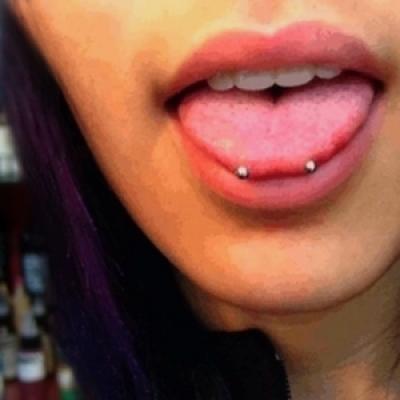 Amazing Snake Eyes Piercing Picture