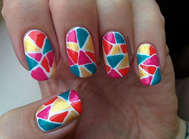 65+ Latest Mosaic Nail Art Design Ideas For Girls