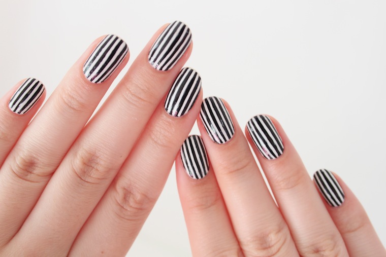 55+ Most Amazing Black And White Nail Art Design Ideas