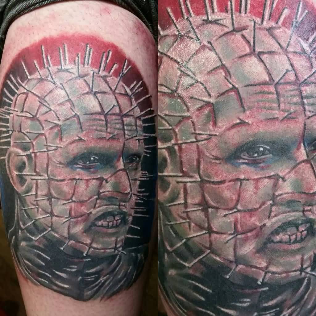 Brilliant Pinhead Tattoo By Thirteen7s