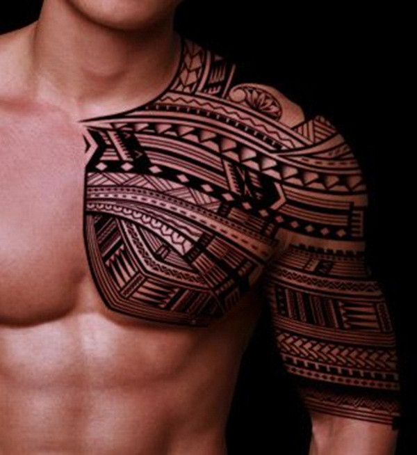 Brilliant Samoan Tribal Tattoo For Men