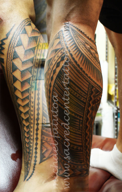 Cool Samoan Tribal Tattoo For Men