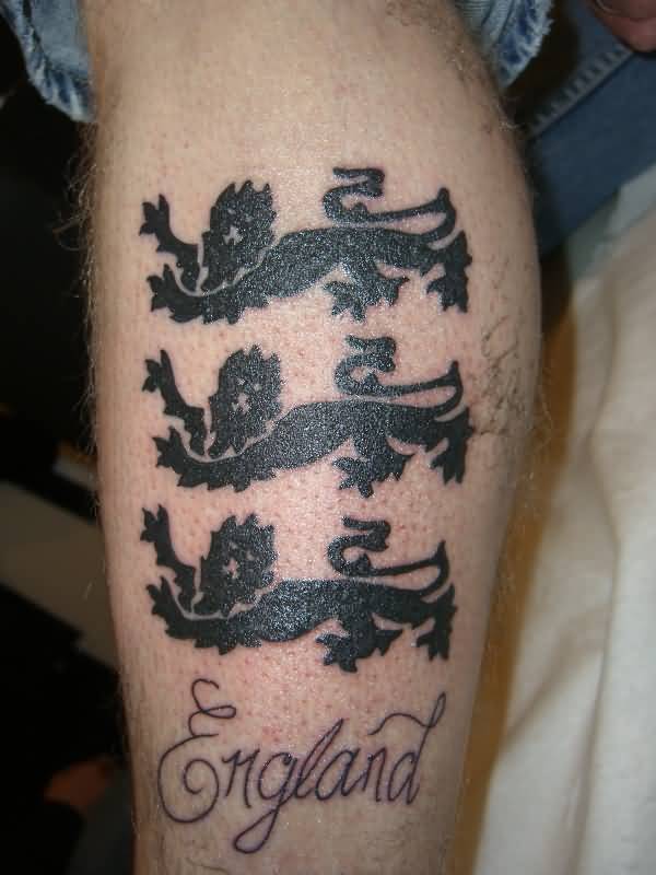 England Football Team Logo Tattoo
