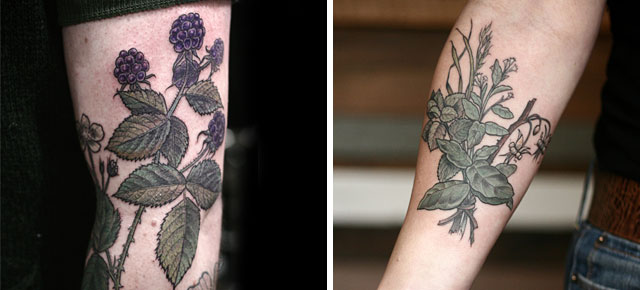 Flower Plants Tattoos