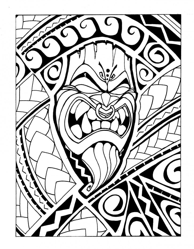 Nice Samoan Tribal Tattoo Design