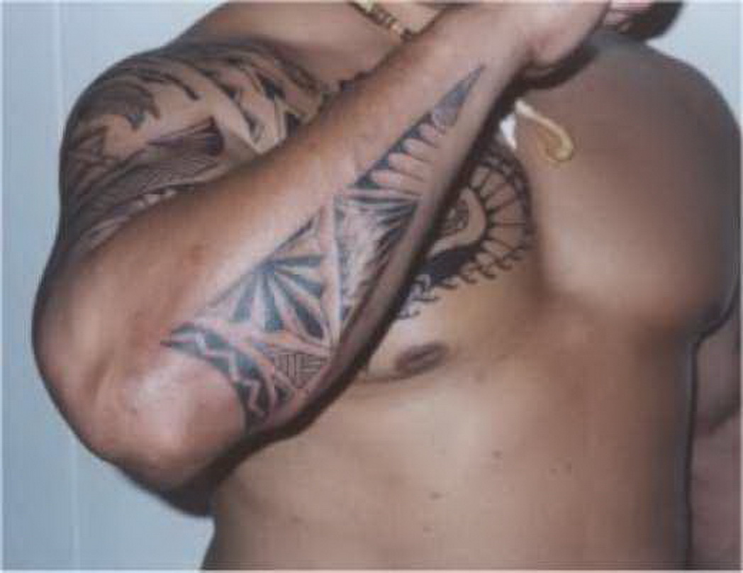 Nice Samoan Tribal Tattoo For Men