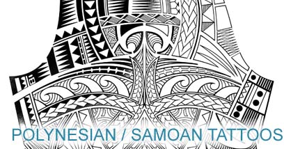 Polynesian Samoan Tattoo Design
