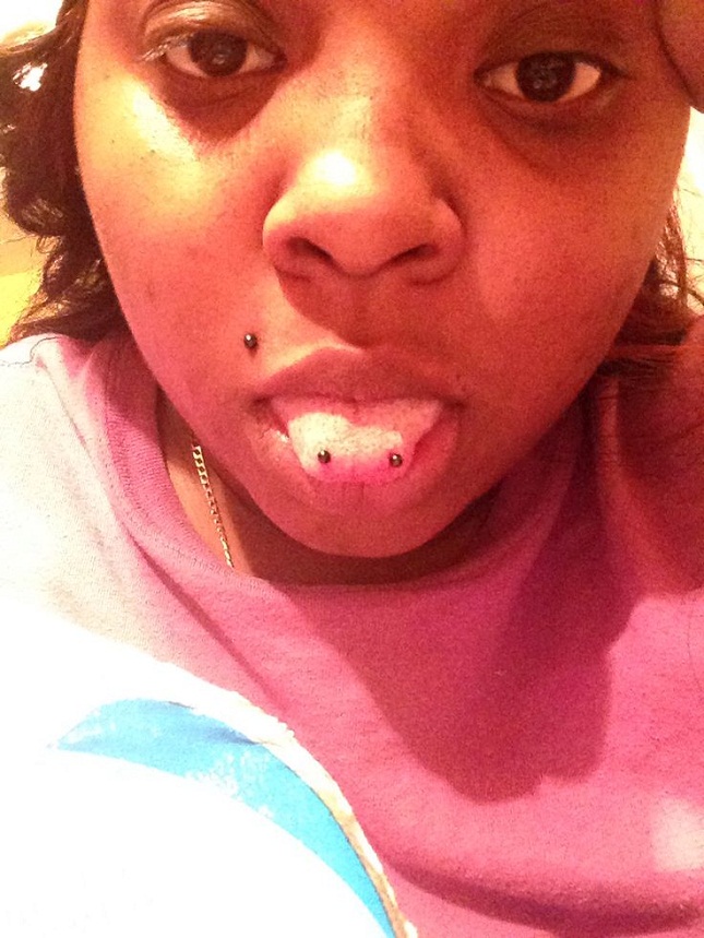 Right Monroe And Snake Eyes Piercing
