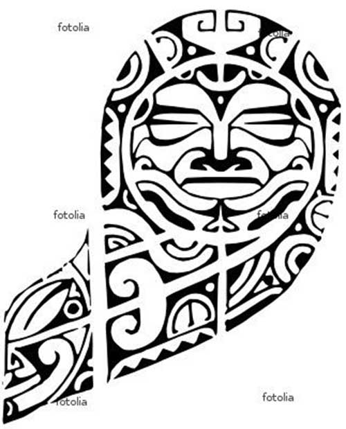 Samoan Shoulder Tattoo Design