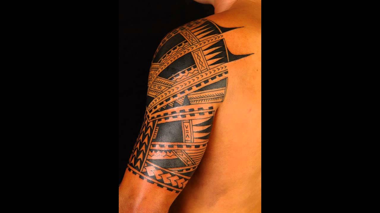Samoan Half Sleeve Tattoo For Men