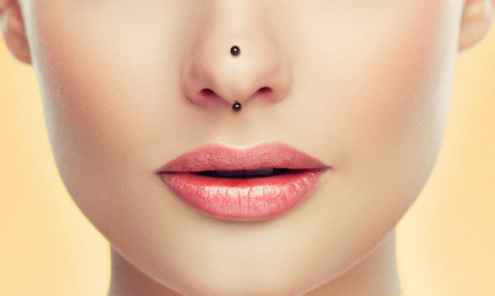 Septril Piercing With Black Barbell