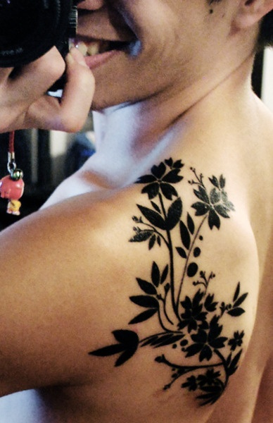 Wonderful Plant Tattoo For Men