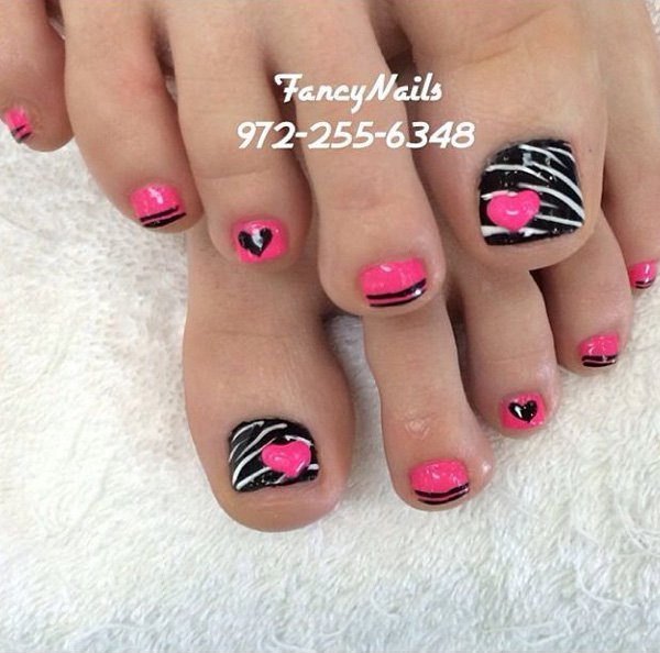 38 Best Heart Nail Art Designs For Toe Nails,Wall Mounted Wooden Dressing Table Designs For Bedroom