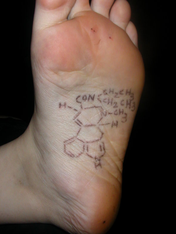 Awful Chemistry Equation Tattoo