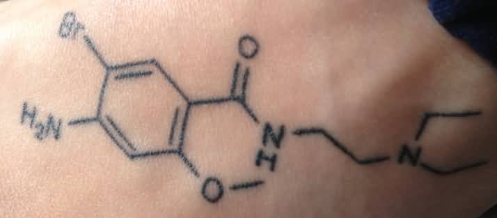 Chemistry Molecule Equation Tattoo