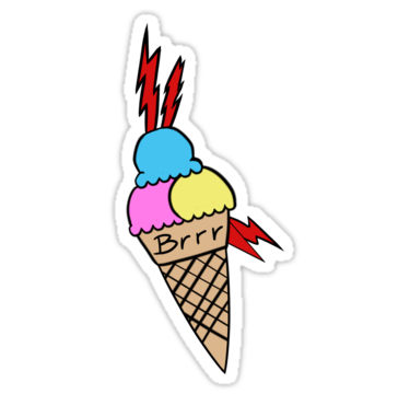 Colorful Energy Ice Cream Tattoo Design By Lastinclass