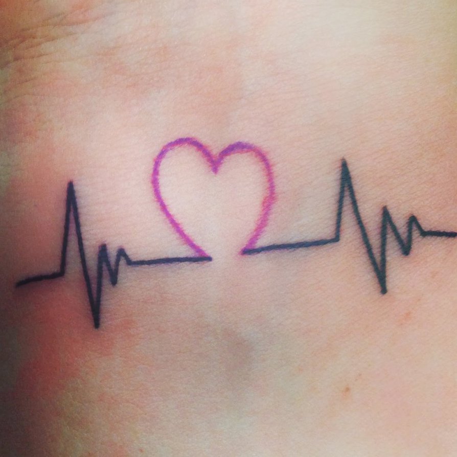 Creative Small Love Life Tattoo On Wrist