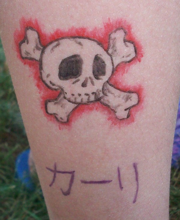 Cute Jolly Roger Tattoo By Skyefeather