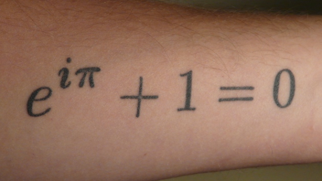 Euler Equation Tattoo On Arm