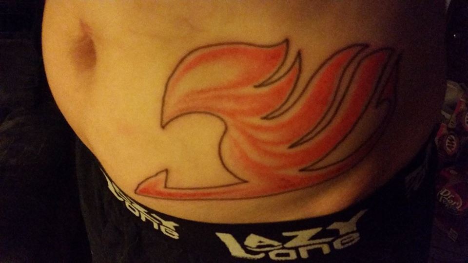 Fairy Tail Symbol Tattoo On Hip By Bellumrave