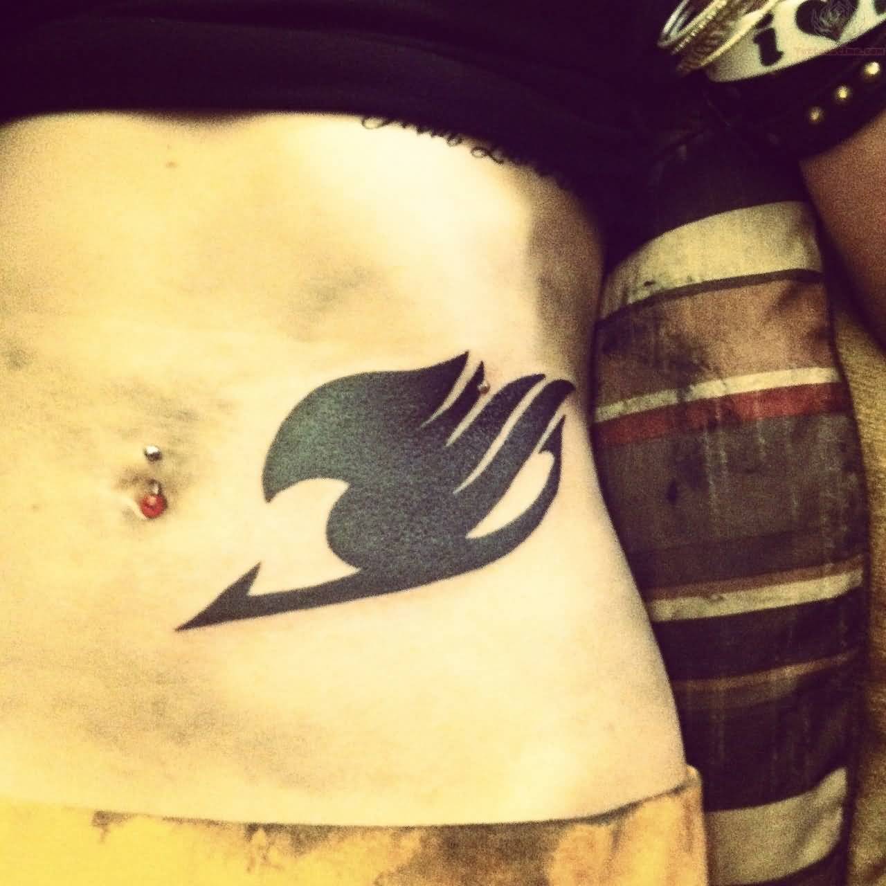 Fairy Tail Tattoo On Stomach