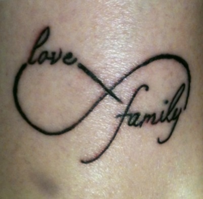 Infinity Love Family Tattoo