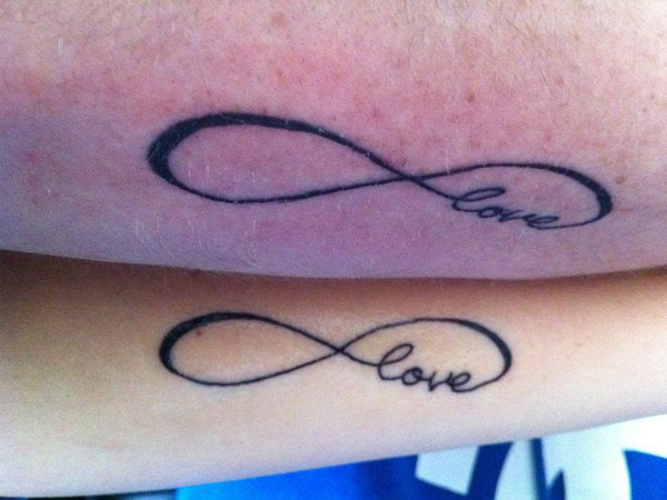 Infinity Love Matching Tattoos