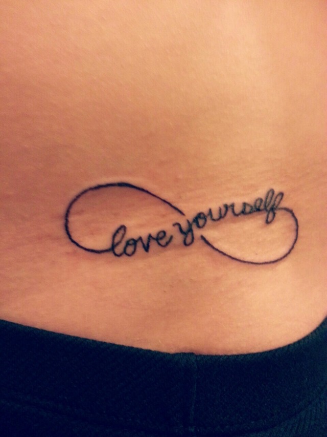 Infinity Love Yourself Tattoo