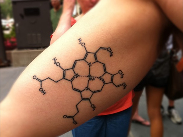 Molecule Equation Of Chemistry Tattoo