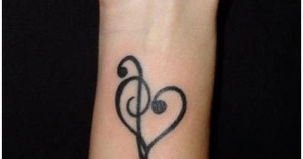 Music Love Tattoo On Forearm