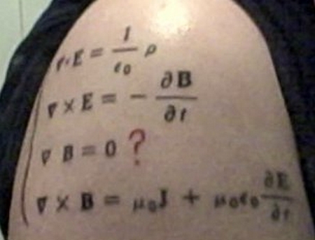 Nice Math Equation Tattoo On Shoulder