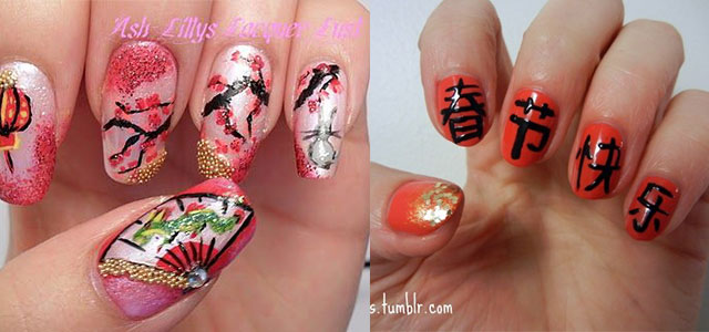 Two Beautiful Chinese Nail Art Designs