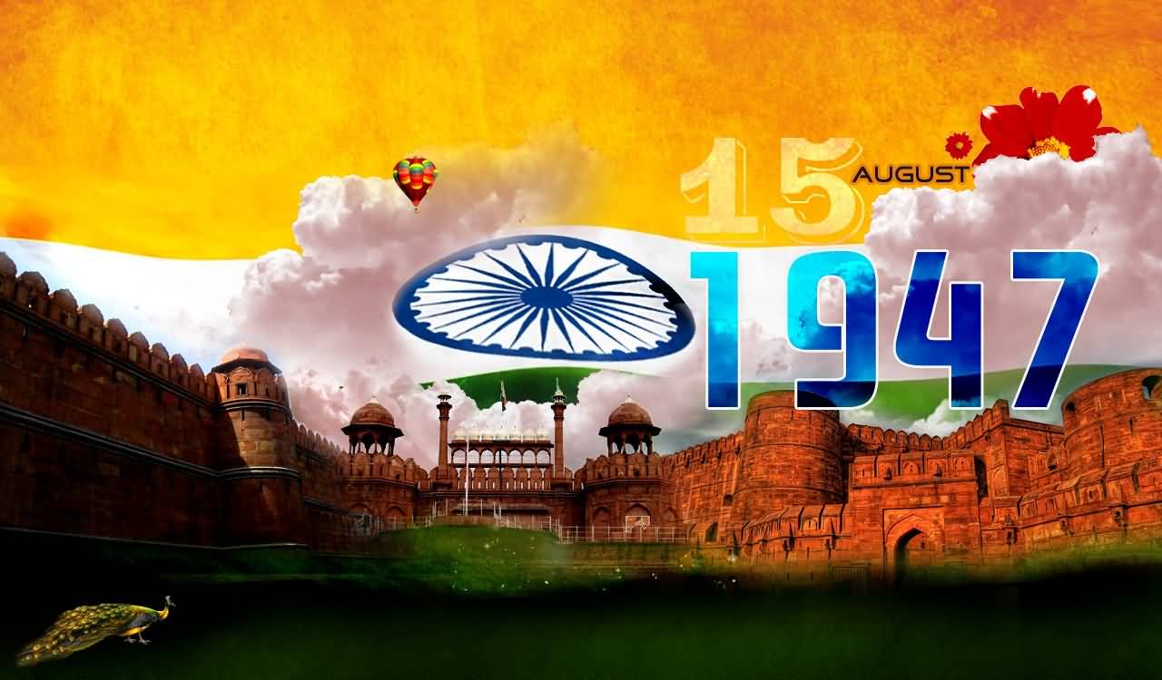 15 Aug 1947 Independence Day Of India