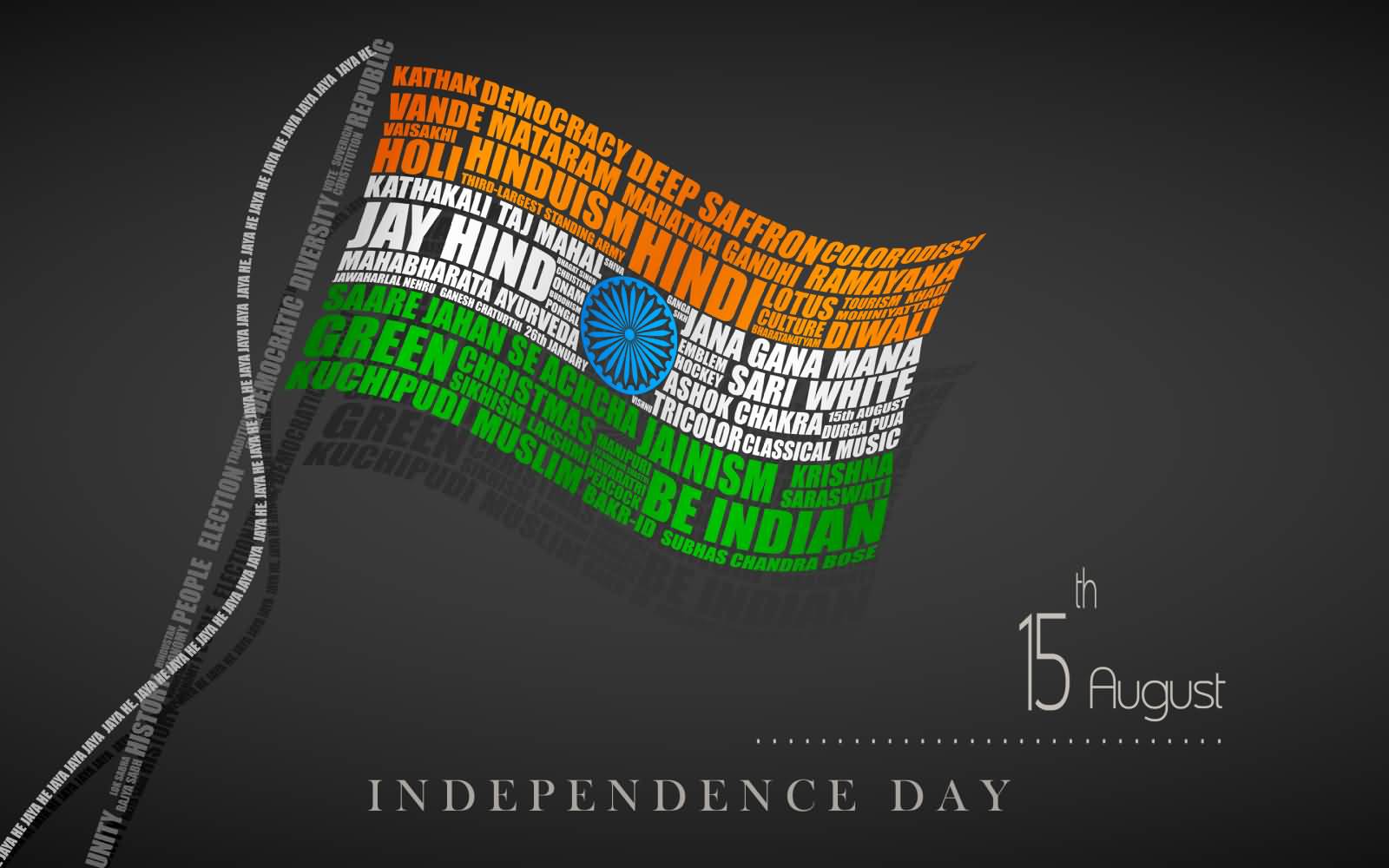 15th August Independence Day Beautiful Indian Flag Picture