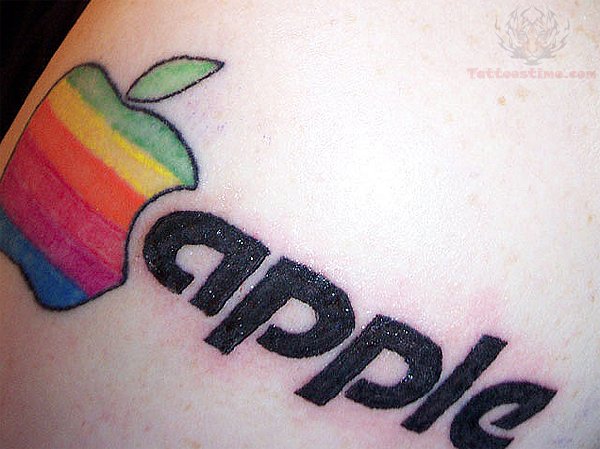 Apple IPhone Logo Tattoo