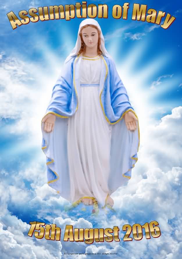 Assumption Of Mary 15th August Wishes Picture