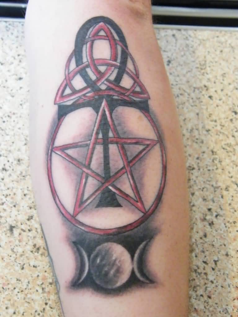 Awesome Pagan Tattoo On Arm