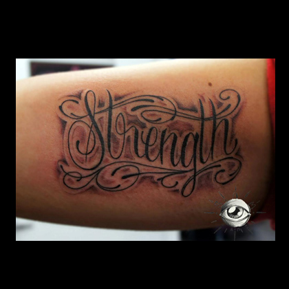 Awesome Strength Tattoo