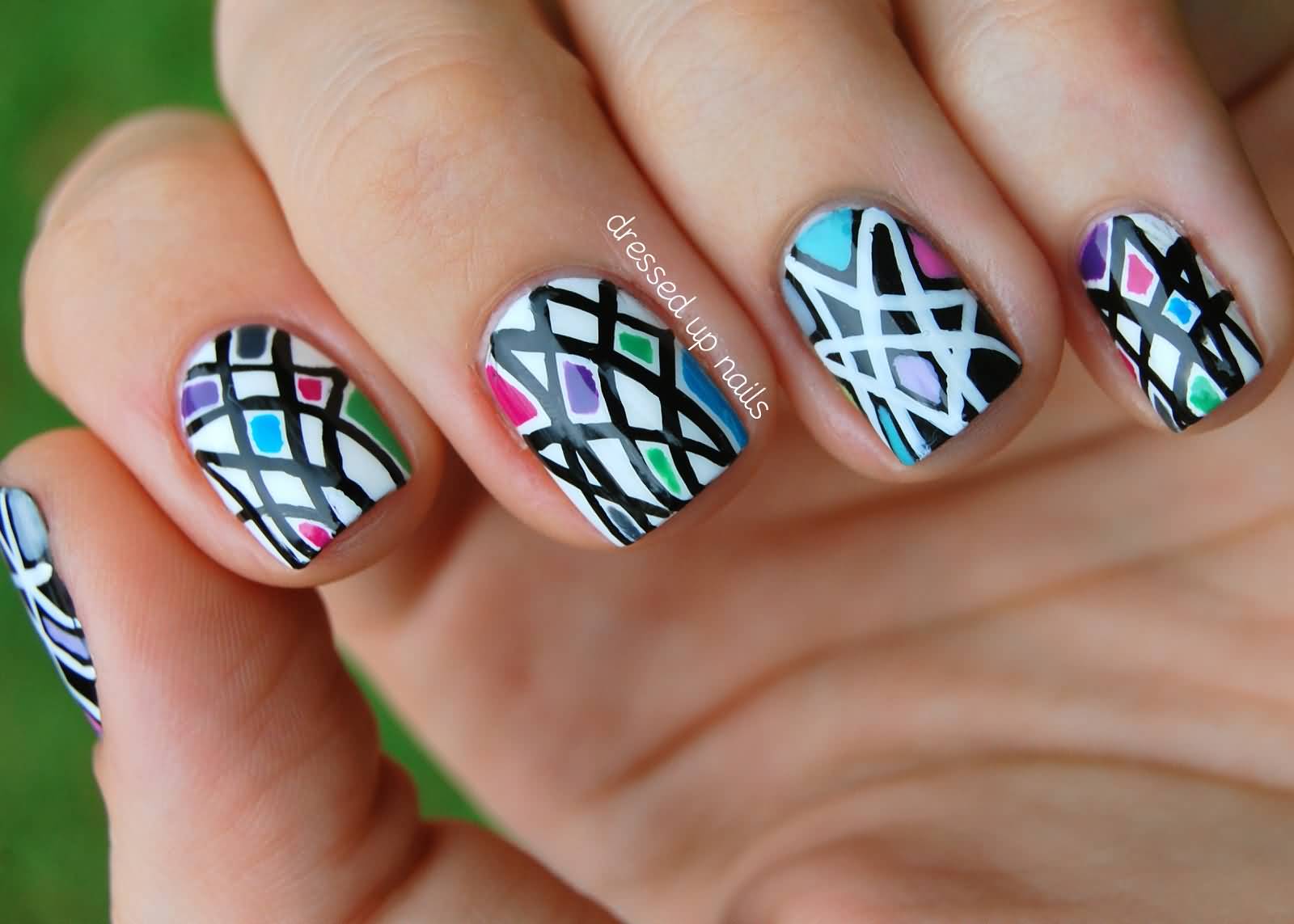 2. How to Create Geometric Nail Art with Spider Gel - wide 4