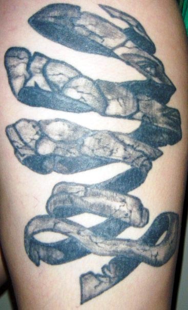 Black Escher Rind Tattoo