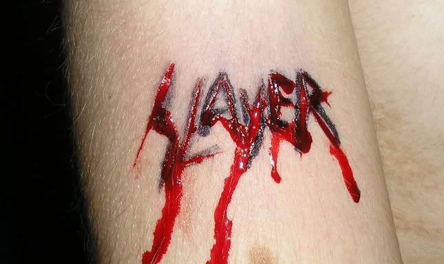 Bleeding Slayer Scarification Tattoo