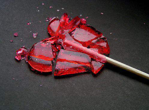 Broken Heart Candy Lollipop