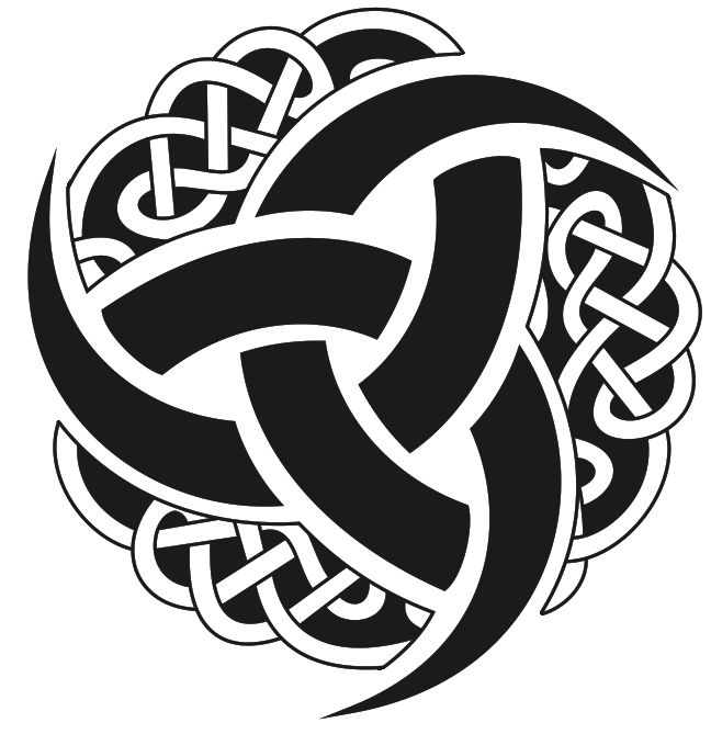 Celtic Horns Of Odin Tattoo Design