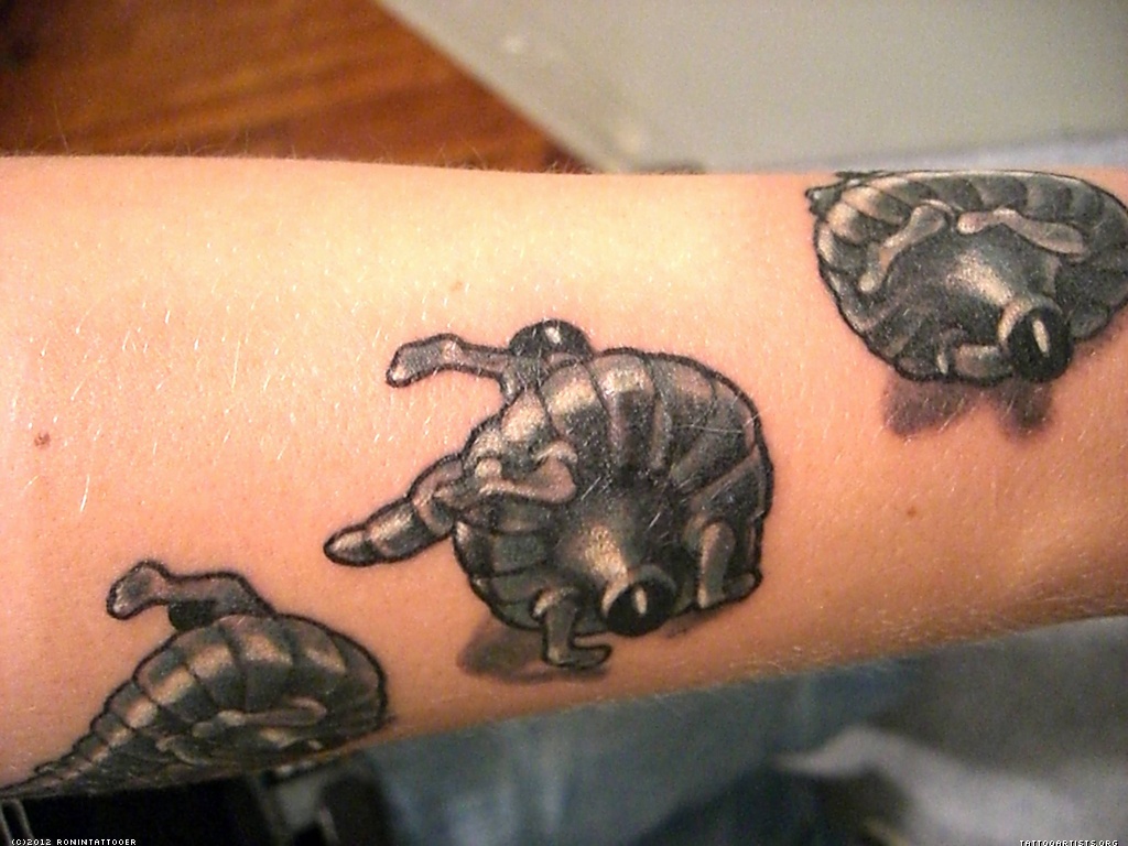 Escher Dragon Tattoo On Arm
