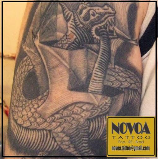 Escher Dragon Tattoo