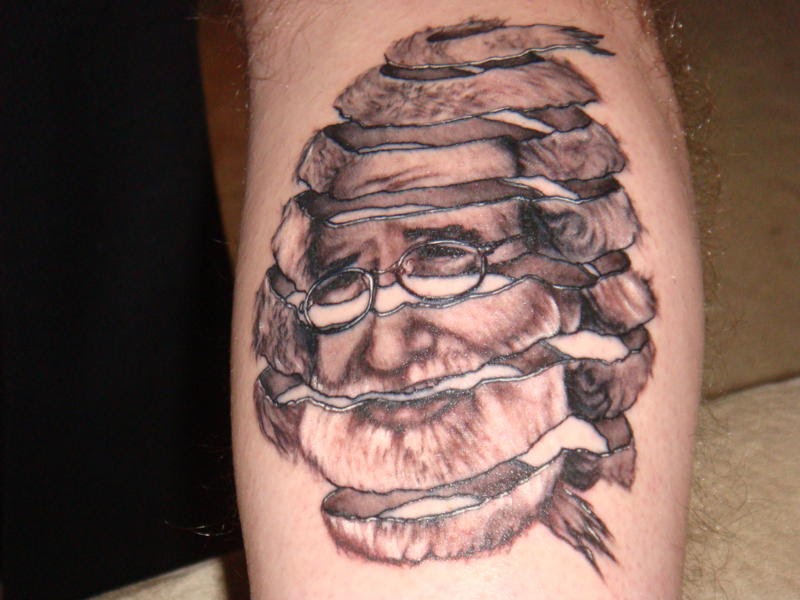 Escher Illusion Rind Tattoo On Arm